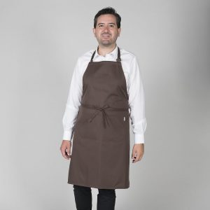 DELANTAL PETO Y BOL SARGA POLIESTER 90X75 CM
