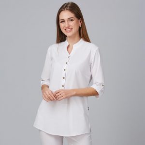 BLUSA MUJER CUELLO MAO VINCA